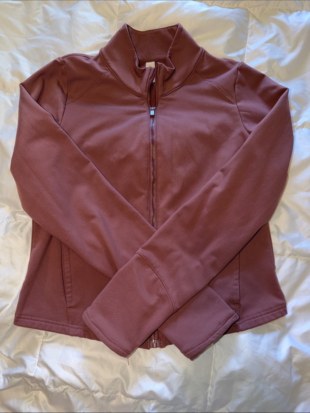 Yogalicious Dusty Mauve Utility Zip Jacket